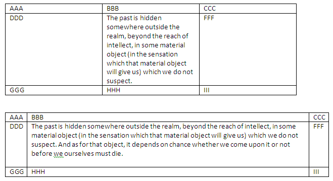 Table Layout/Width